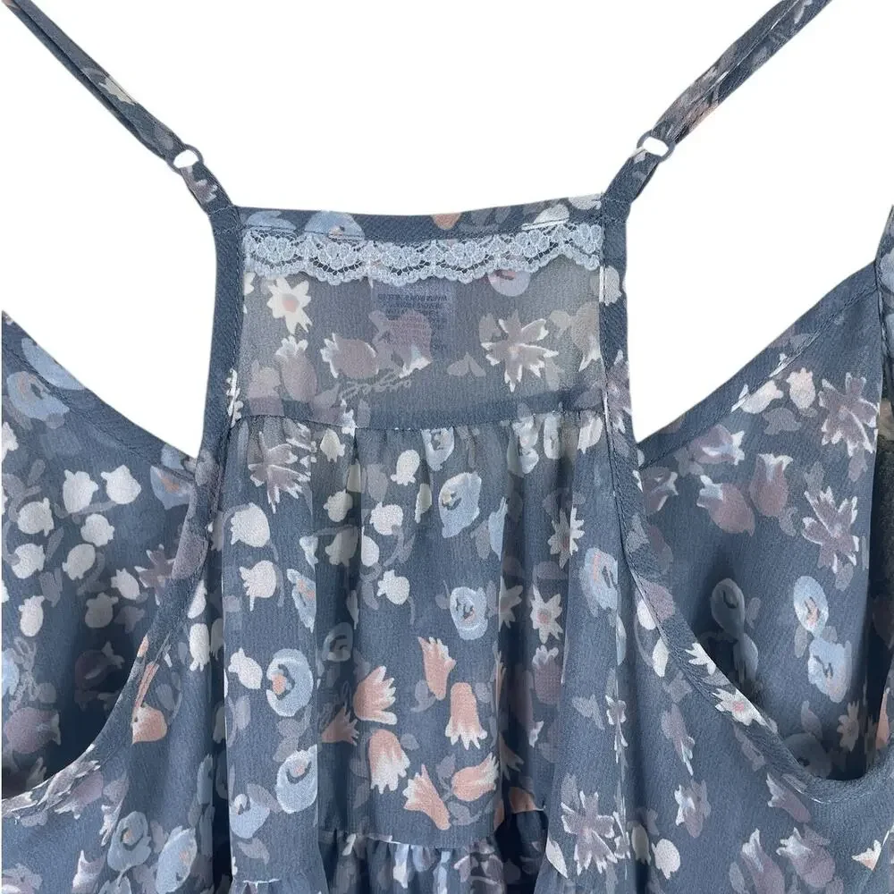 Victoria's Secret Angels XS Top Babydoll Floral Sheer Coquette Feminine Y2K - Picture 7 of 11